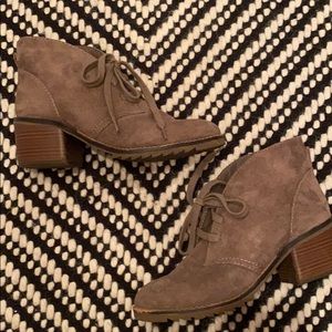 Suede booties